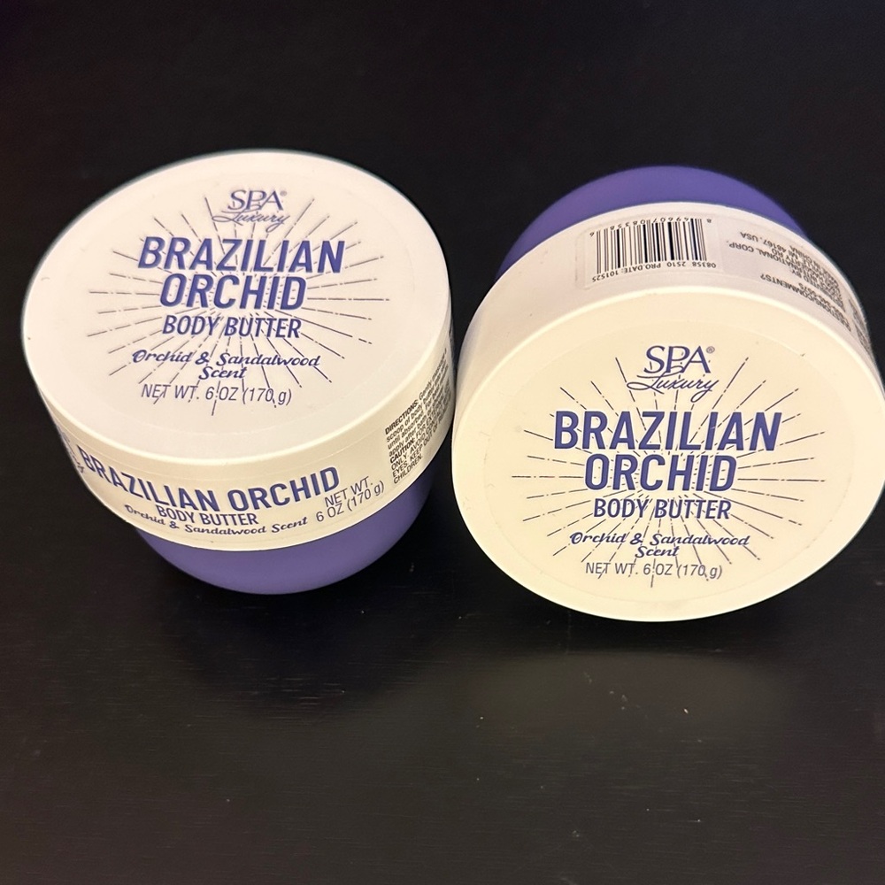 2 Spa Luxury Brazilian Orchid Body Butter Orchid & Sandalwood Scent